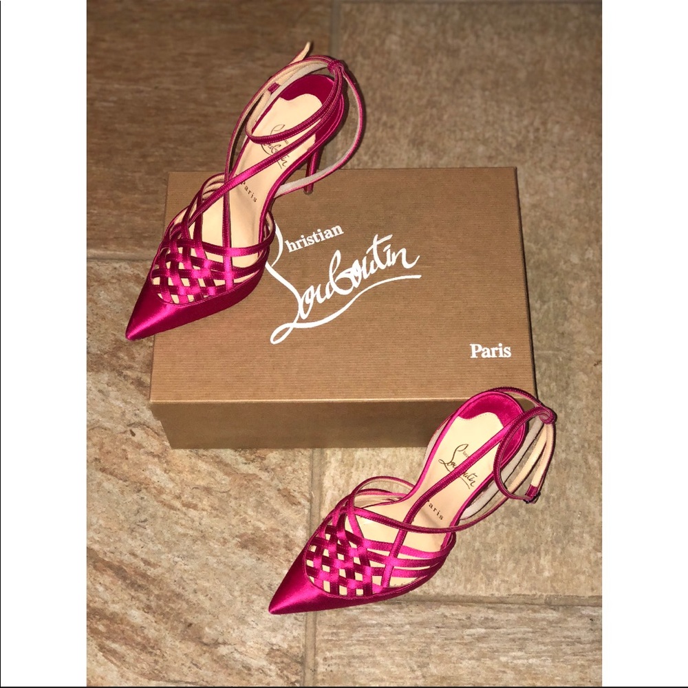 Christian Louboutin Tres Croise 120 Satin